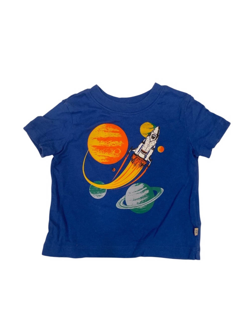 Baby Gap (NEW) Baby Boys' 2 Pieces Dino & Space Pocket T-Shirt Size 3-6 Months - Picture 3 of 3